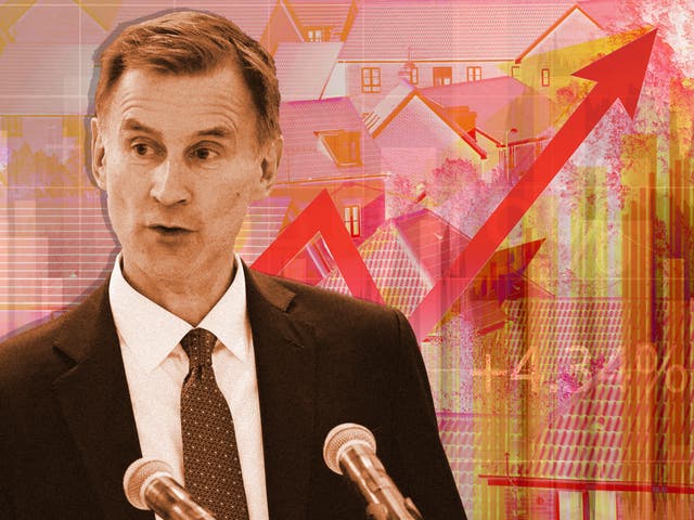 <p>Chancellor Jeremy Hunt was warned public debt could soar past 300 per cent of economic output in the next 50 years </p>